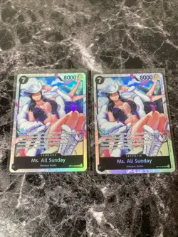 One Piece The Azure Sea’s Seven OP14-084 Ms. All Sunday SR English NM 2x! OP2 - Image 1