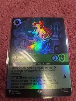 Megara - Secret Keeper 213/204 Disney Lorcana Whispers in the Well EPIC - Image 1