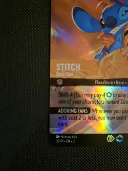 Disney Lorcana Stitch Rockstar Enchanted Promo Inklands Rock Star Winner 30/P1 - Image 5