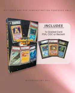 HiddenGems Pokemon Graded Card Box - PSA/CGC/BGS Slabs all Grades #6 - Image 2