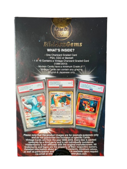 HiddenGems Pokemon Charizard PSA Graded Card Box - Glurak Box #6 - Image 3