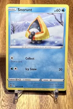 Snorunt 041/195 Non Holo Common Silver Tempest Pokemon Card NM - Image 1