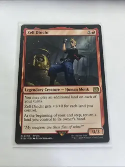 Final Fantasy MTG Zell Dincht Regular NM - Image 1