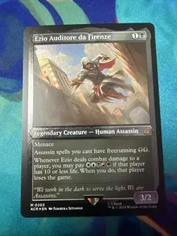 FOIL Ezio Auditore da Firenze (Foil Etched) - Assassin's Creed - Image 1