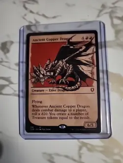 MTG Ancient Copper Dragon (Showcase) Non Foil LP - Image 1