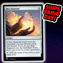 Mox Diamond - Custom Art Magic: The Gathering Playtest Card - Commander EDH - Image 1