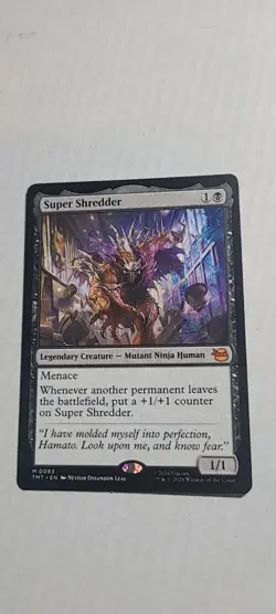 Mint/Near-Mint, English - 1 x MTG Super Shredder Teenage Mutant Ninja Turtles - Image 1