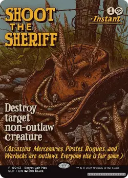 TCG MTG Shoot the Sheriff [SLP - 43] - NM [Normal] - Image 1