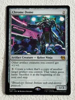 CHROME DOME 172 R TEENAGE MUTANT NINJA TURTLES MAGIC: THE GATHERING NM/M - Image 1