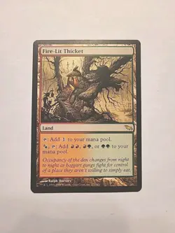 Fire-Lit Thicket [Shadowmoor] Magic the Gathering MP MTG - Image 1