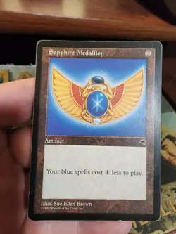 Tempest MTG 1 Sapphire Medallion Magic - Image 1