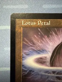 Lotus Petal - Tempest - Magic The Gathering - Vintage 1997 - Image 2