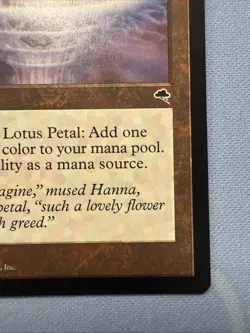 Lotus Petal - Tempest - Magic The Gathering - Vintage 1997 - Image 4