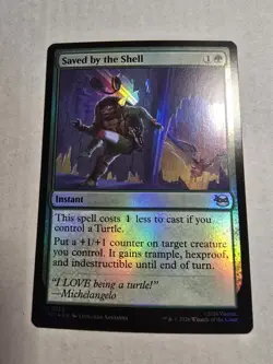 Saved by the Shell (Foil) 0132 - TMT Teenage Mutant Ninja Turtles - MTG - NM/M - Image 1
