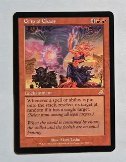Magic MTG - Grip of Chaos - Scourge - small dent - Image 1