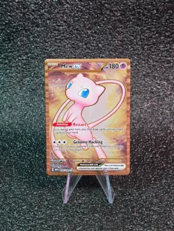 Pokemon TCG Mew EX Metal Gold NM 205/165 Scarlet & Violet 151 Promo Card - Image 1