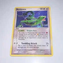 Pokemon Rayquaza 80 HP Rare EX Deoxys 22/107 The Pokemon Company 2005 - Image 1