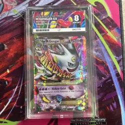 Pokemon TCG Mega Gengar EX Black Star Promo Card XY166 Ace 8 - Image 1
