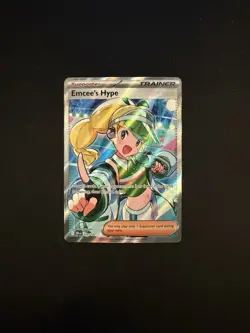 Pokemon TCG Emcee's Hype 220/182 Sv10: Destined Rivals Holo - Full Art - Image 2