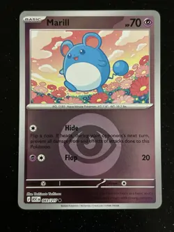 Marill 🐭 Pokemon Card Ascended Heroes 083/217 Reverse Holo Psychic Energy NM - Image 1