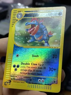 #2 Feraligatr 46/165 Expedition 2002 Reverse Rare Holo e-Series Pokemon Card TCG - Image 5