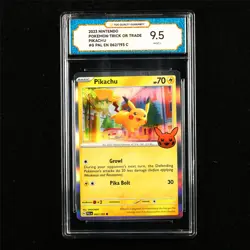 TQG 9.5 MINT+ 2023 Pokemon ENG Pikachu 062/193 C - Image 1