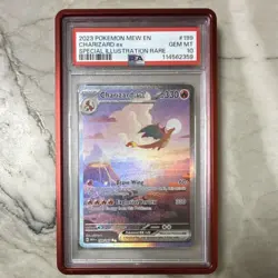 Pokemon Charizard ex 199/165 SV151 Special Illustration Rare Holo PSA 10 - Image 1