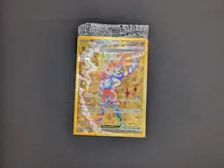 Pokemon TCG Cinderace EX Gold Hyper Rare SVP 163 Promo - Mint Sealed - Image 1