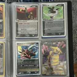 Pokemon EX Power Keepers Book; Darkness Type Card Lot Featuring Dark Ampharos - Image 2