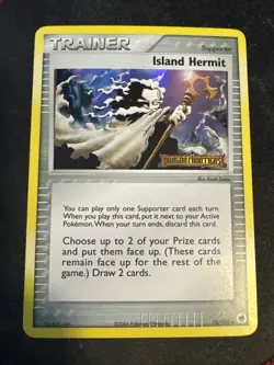 Pokemon Card - Island Hermit Dragon Frontiers 76/101 Reverse Holo Stamped - Image 1