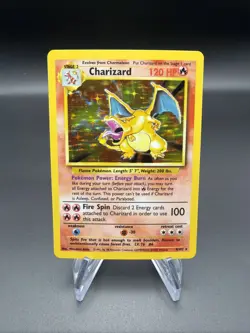 Charizard - Holo - 4/102 Base Set - WOTC Unlimited - Pokemon TCG - 1999 - Image 1