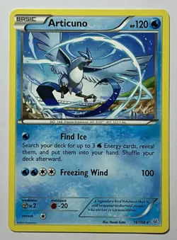Articuno 16/108 (LP) Rare XY Series: Roaring Skies 2015 Pokemon Card - Image 1