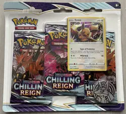 Pokemon TCG Sealed 3 Hanger Pack Lot Chilling Reign Evolving Skies Coins Promos - Image 5