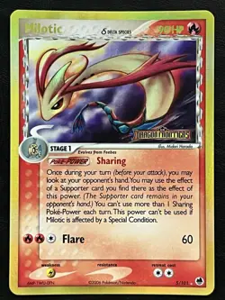 Pokemon Milotic Delta Species Reverse Holo - Dragon Frontiers - 5/101 MP - Image 1