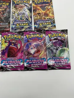 Pokemon Booster Pack Lot XY Evolutions Hidden Fates Crimson Invasion 151 Fusion - Image 5