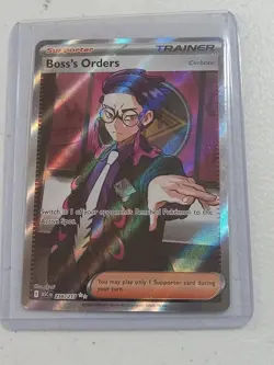 POKEMON TCG ASCENDED HEROES BOSS'S ORDERS 256/217 FULL ART ULTRA RARE NM+ - Image 1