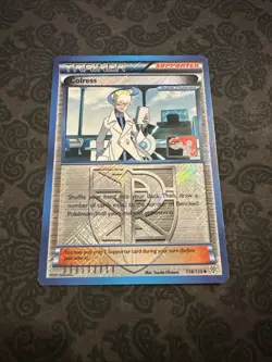 Colress Reverse Holo 118/135 Plasma Storm Pokemon League Promo Card - Image 1