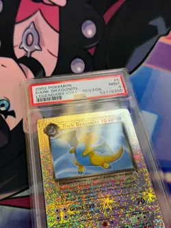 2002 Pokemon Legendary Collection Reverse Foil Dark Dragonite #5 PSA 9 Fireworks - Image 4