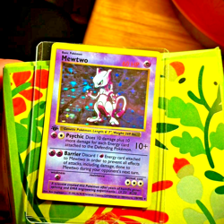 Mewtwo Pokemon Card Holographic First Edition 1999 Original Mint - Image 1