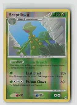 SCEPTILE 30/99 REVERSE HOLO ARCEUS POKEMON TCG LP - Image 1