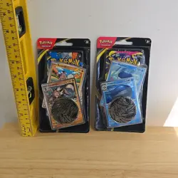 Set Of 2 Pokemon Mega Evolution Premium Checklane Blisters Wailord & Lycanroc - Image 1