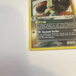 Pokemon Dark Tyranitar 120 HP Holo Rare EX Team Rocket Returns 20/109 Stamped - Image 5