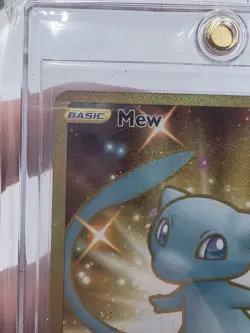 Pokemon TCG Celebrations Mew Gold Full Art Holo Card 25/25 Secret Rare NM - Image 2