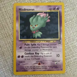 Pokemon TCG Misdreavus WotC Black Star Promo #39 Near Mint - Image 1