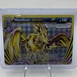 Pokemon Mandibuzz BREAK XY182 XY Promo Holo 140 HP TCG Card - Image 1