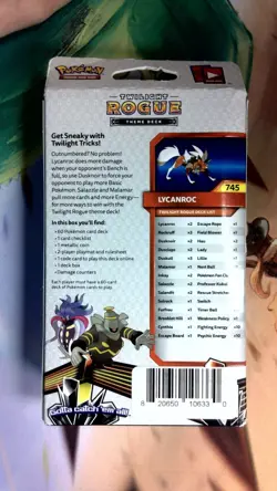 Pokemon Forbidden Light Theme Deck Twilight Rogue Lycanroc Sealed - Image 2