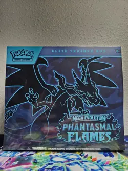 Pokemon Mega Evolution Phantasmal Flames Elite Trainer Box English - Image 1