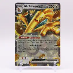 Gholdengo ex 139/182 Paradox Rift In Near Mint Condition NM Holo Pokemon TCG - Image 1