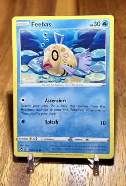 Feebas 039/195 Non Holo Common Silver Tempest Pokemon Card NM - Image 1