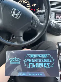 Pokemon TCG Mega Evolution Phantasmal Flames Factory Sealed Elite Trainer Box - Image 5